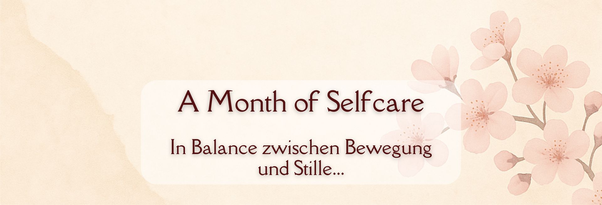 A Month of Self-Care